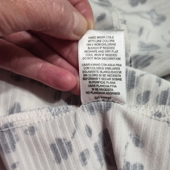 Danny And Nicole Elegant Black and White Floral Midi Dress Size 4 NWOT - Picture 6 of 7